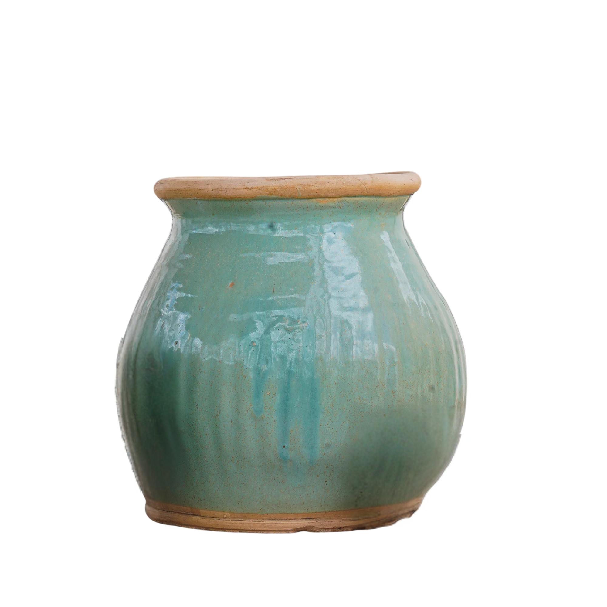 Vintage Celadon Pantry Jar