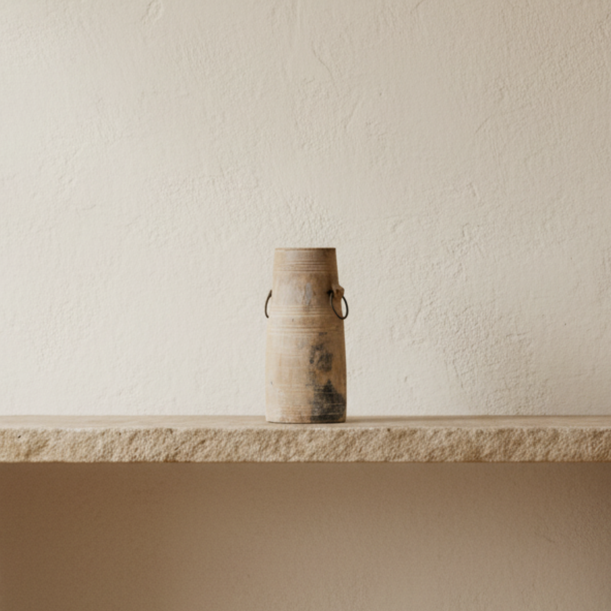 Found Wood Milk Jug