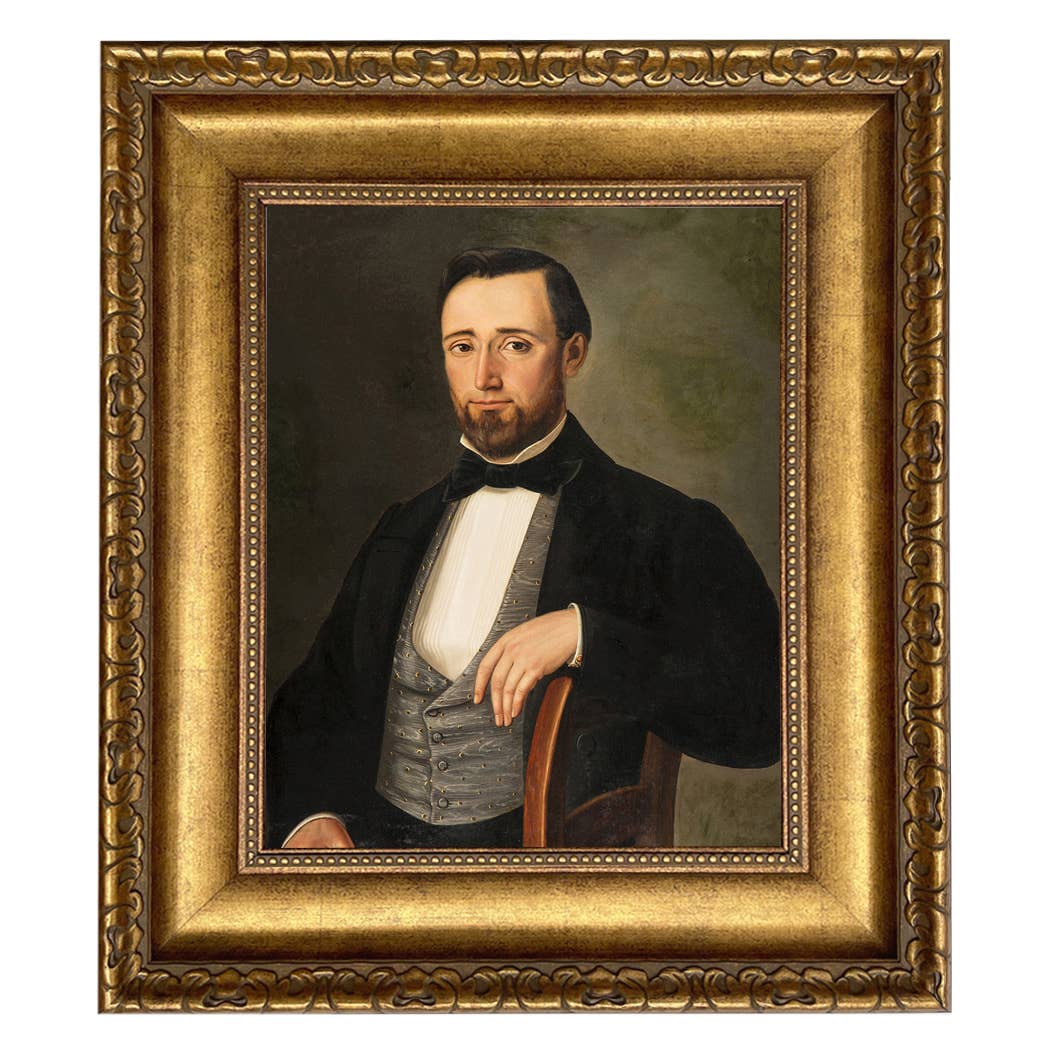 Early Victorian Gentleman | Antique Portrait Reproduction