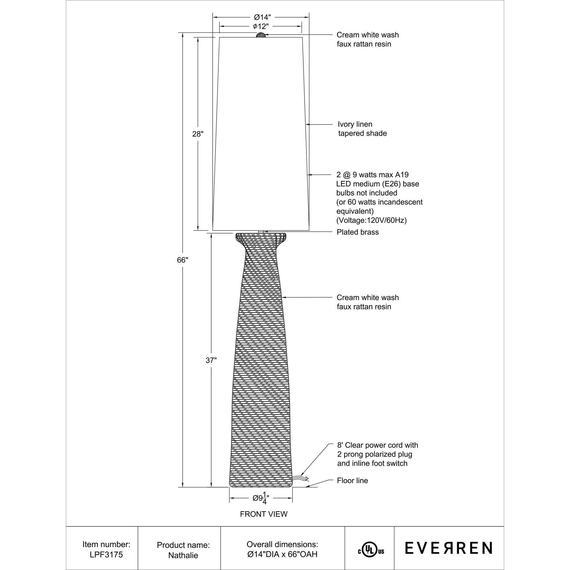 Nathalie Floor Lamp