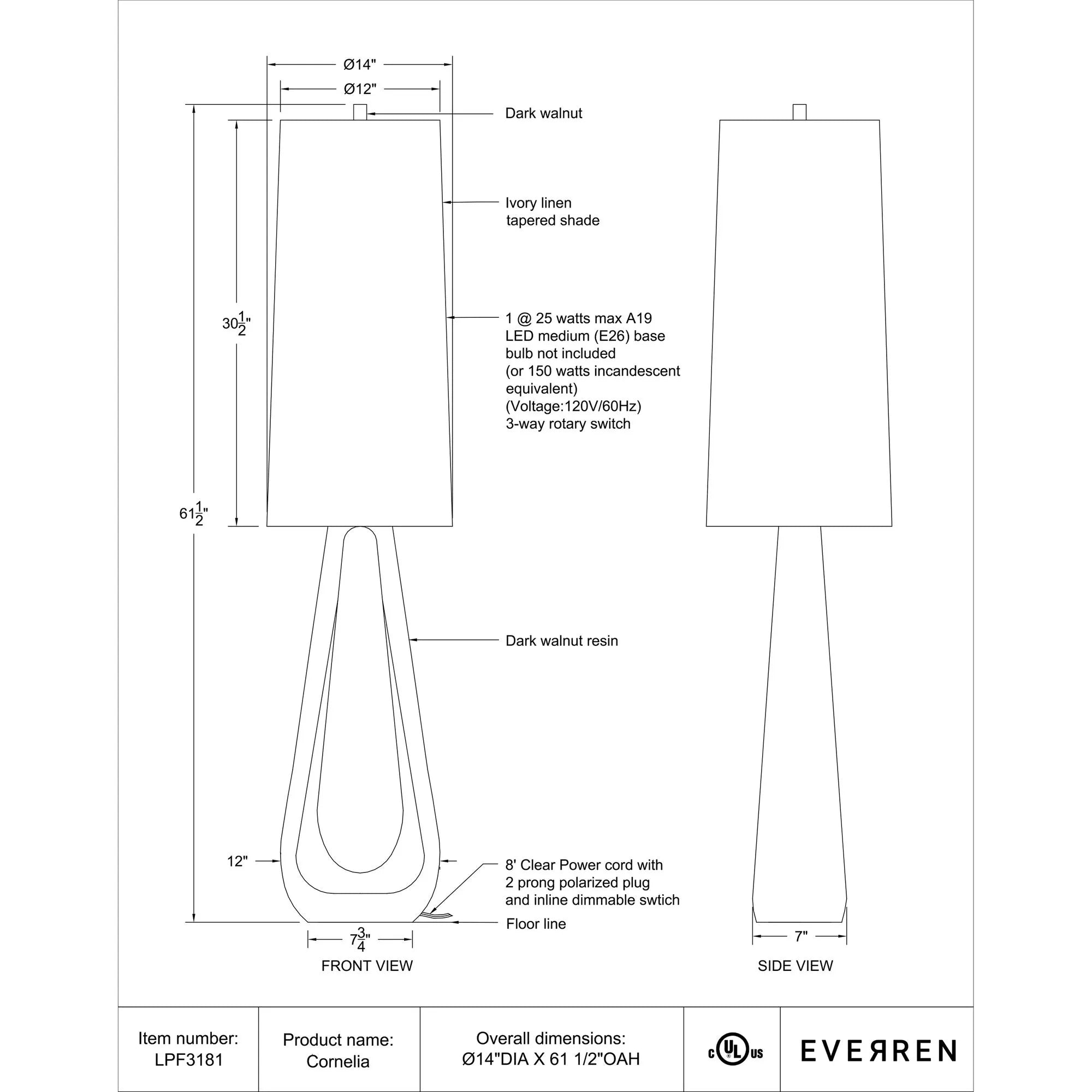 Cornelia Floor Lamp