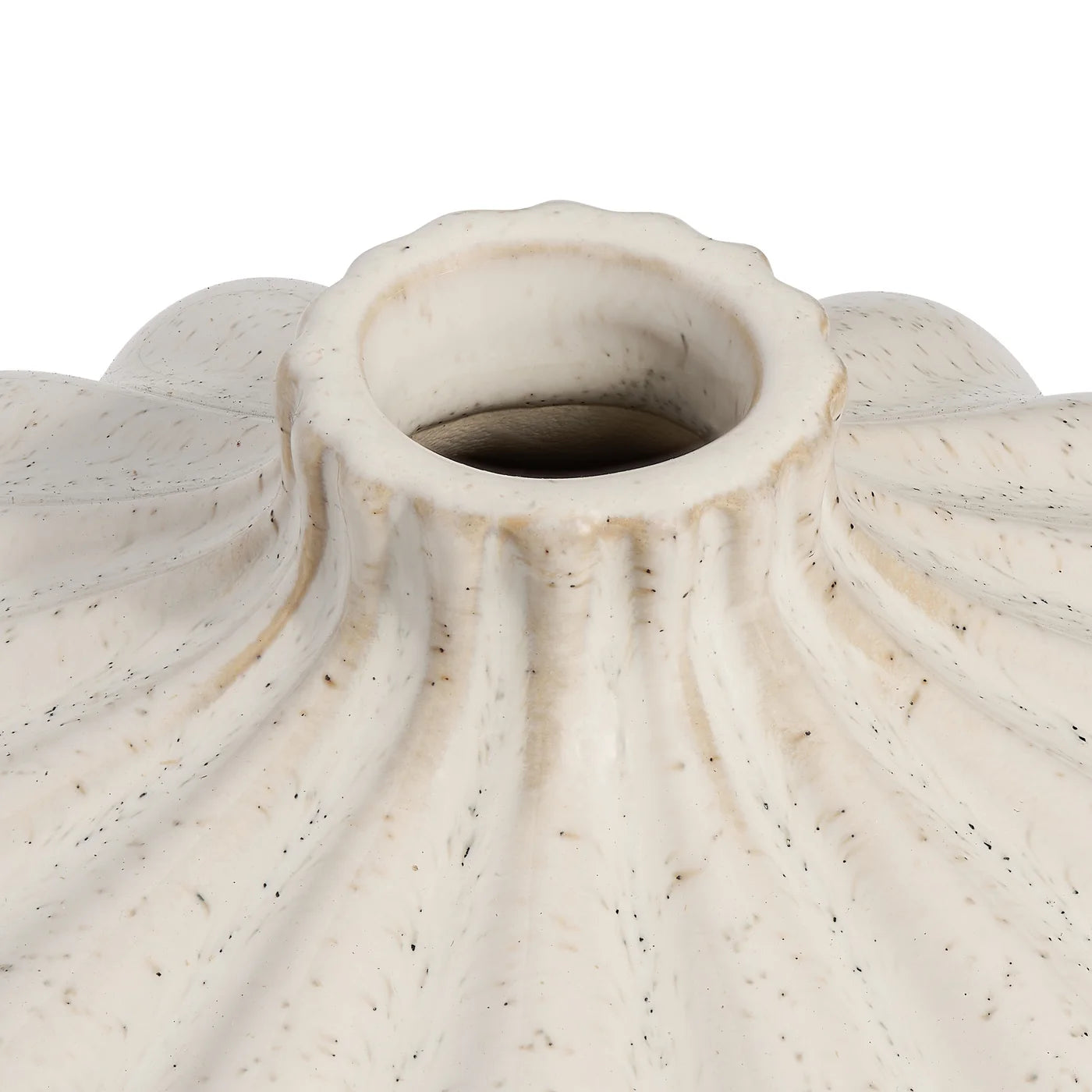Allium Gourd | Reactive White Glaze Ceramic Vase