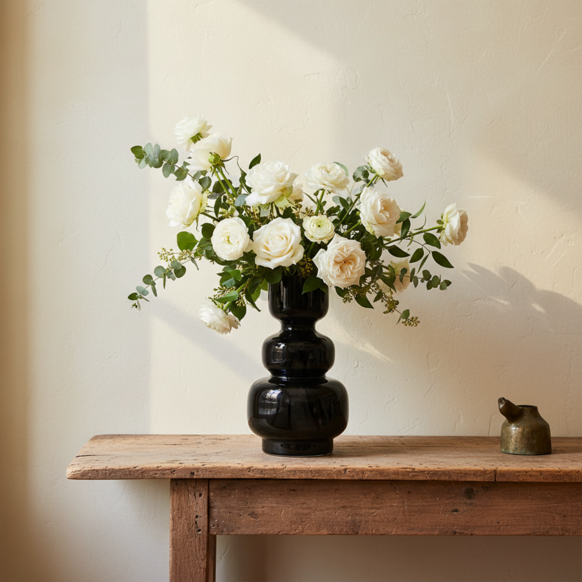 Black Glass Vase