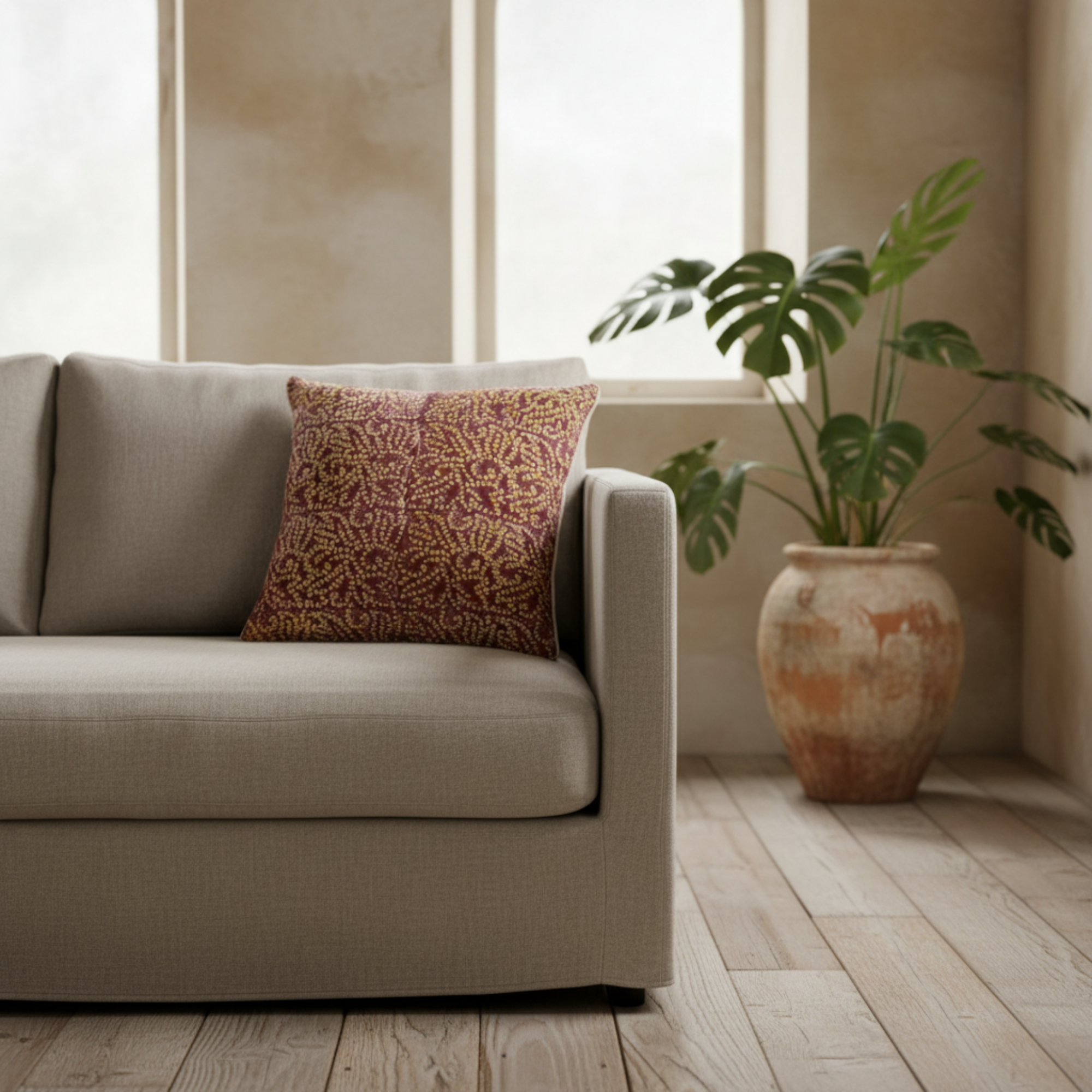 Nur Saffron Pillow